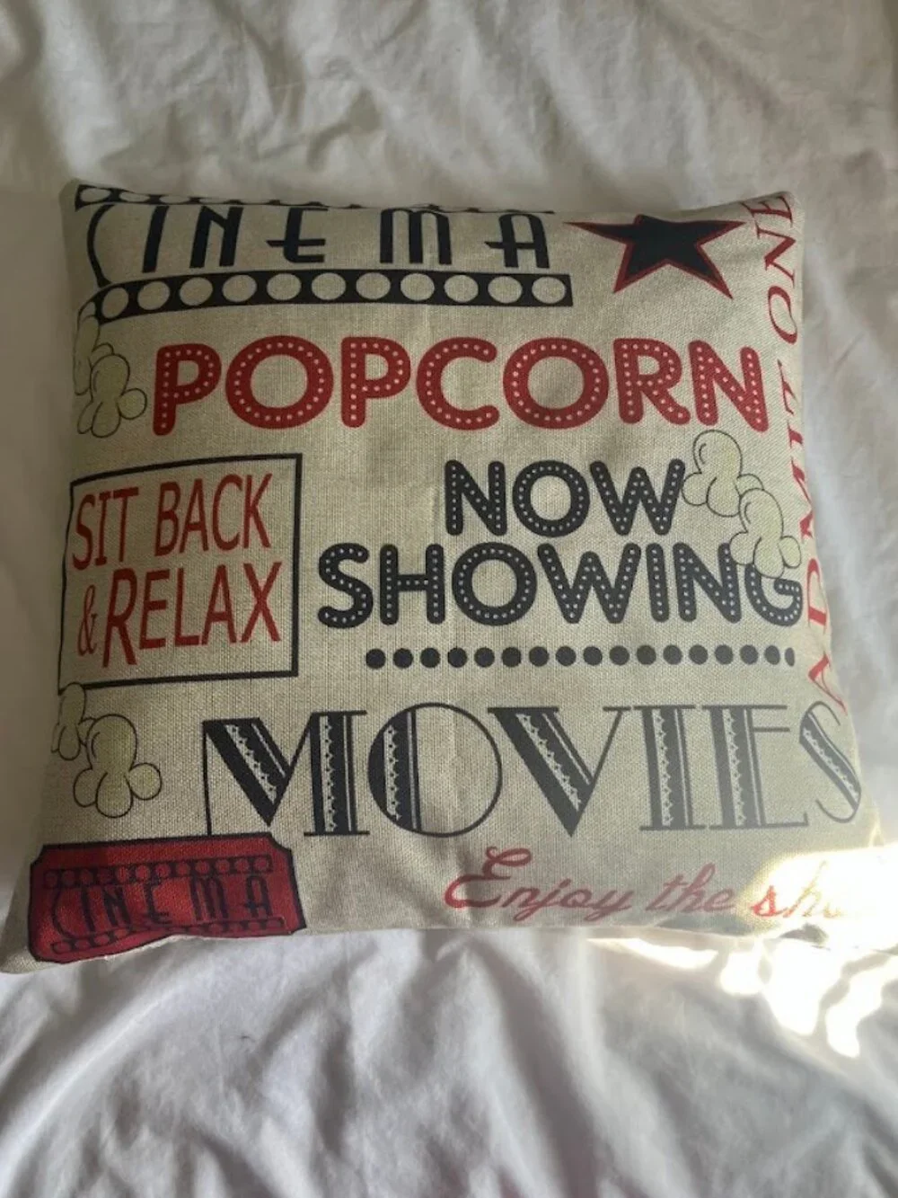 Movie themed throw pillows